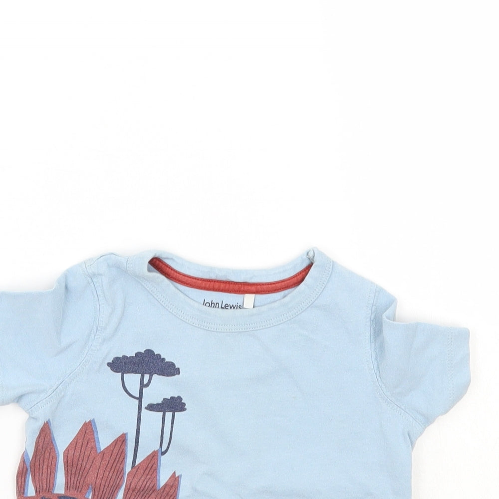 John Lewis Boys Blue   Basic T-Shirt Size 2 Years