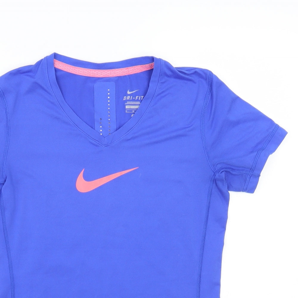 Nike Womens Blue   Basic T-Shirt Size M