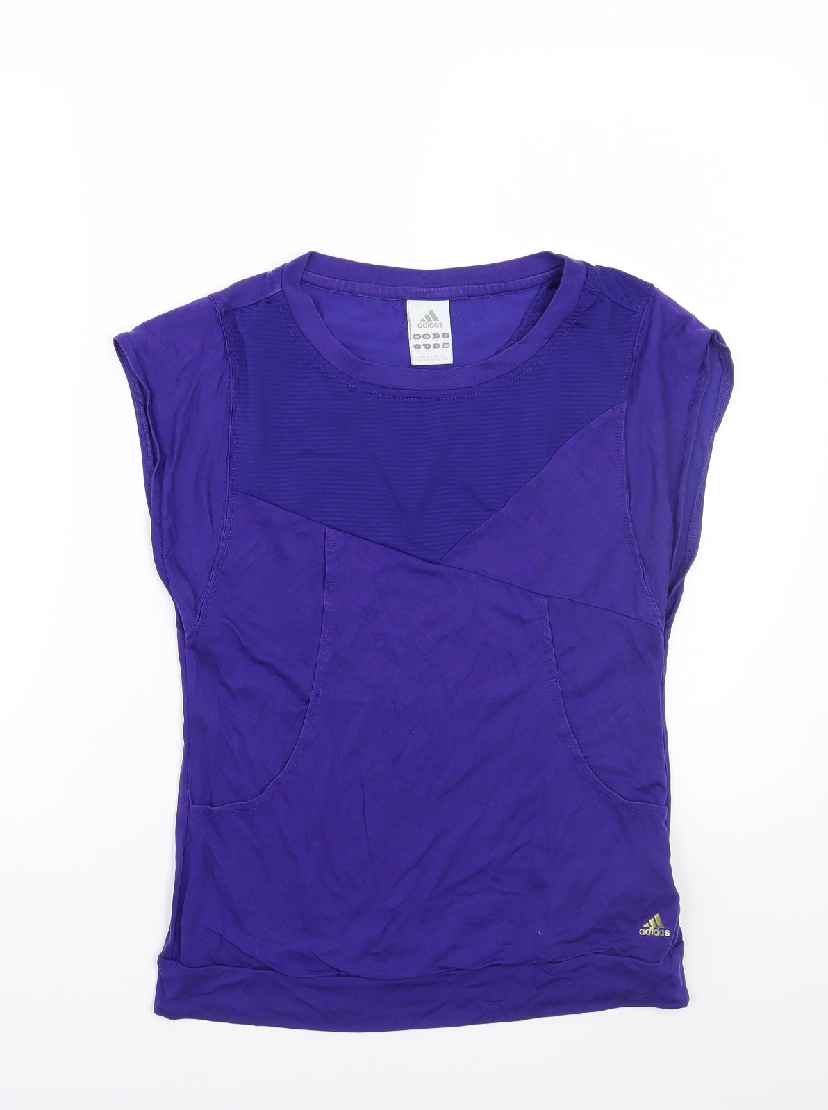 adidas Womens Blue   Basic T-Shirt Size 12