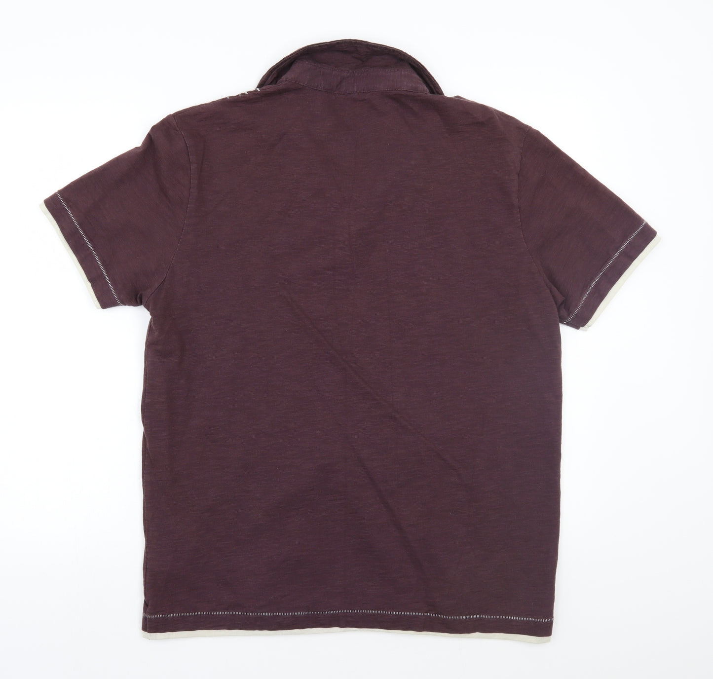 TU Mens Brown    T-Shirt Size M