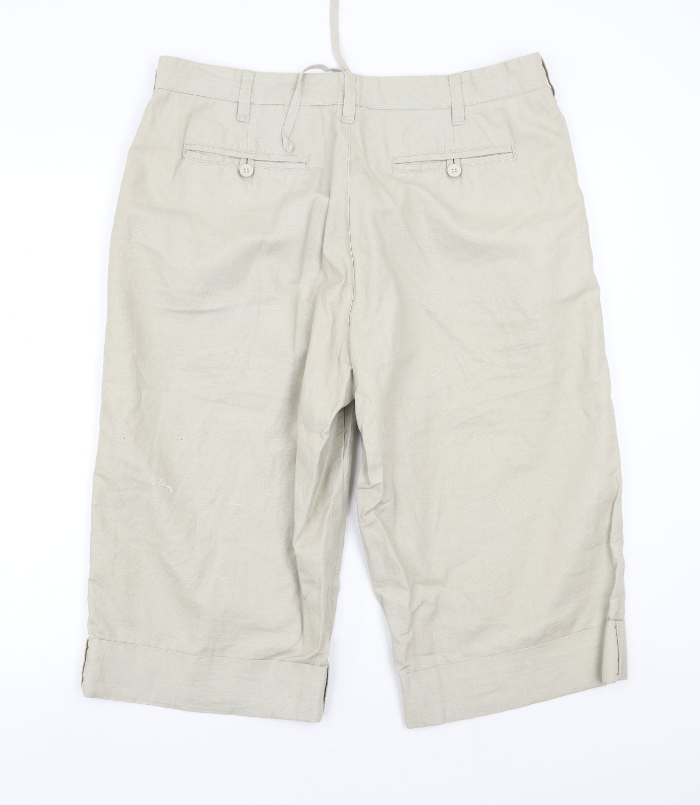 Stone bay Mens Beige   Cropped Trousers Size 34