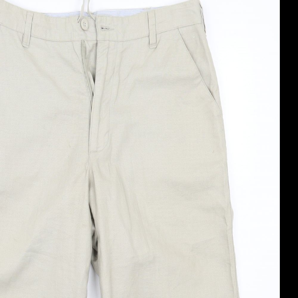 Stone bay Mens Beige   Cropped Trousers Size 34