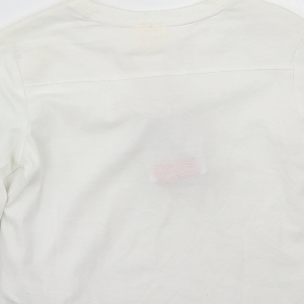 Zara Girls White   Basic T-Shirt Size 5 Years