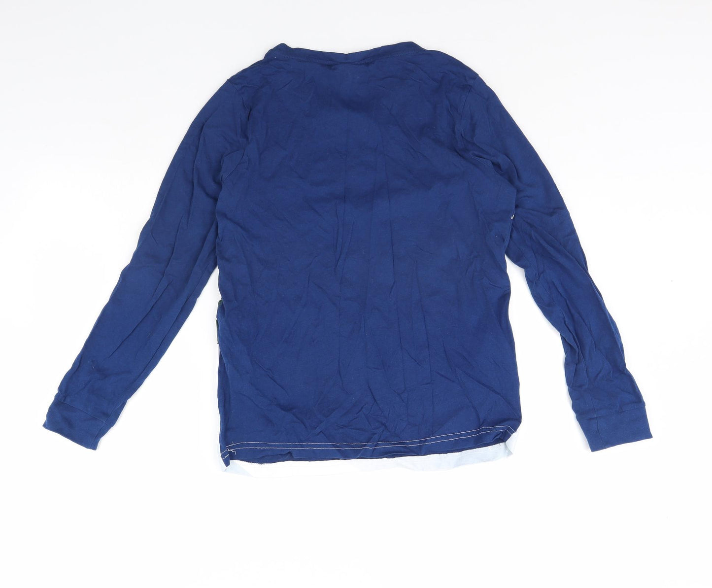 Avenue Womens Blue   Basic T-Shirt Size S  - christmas