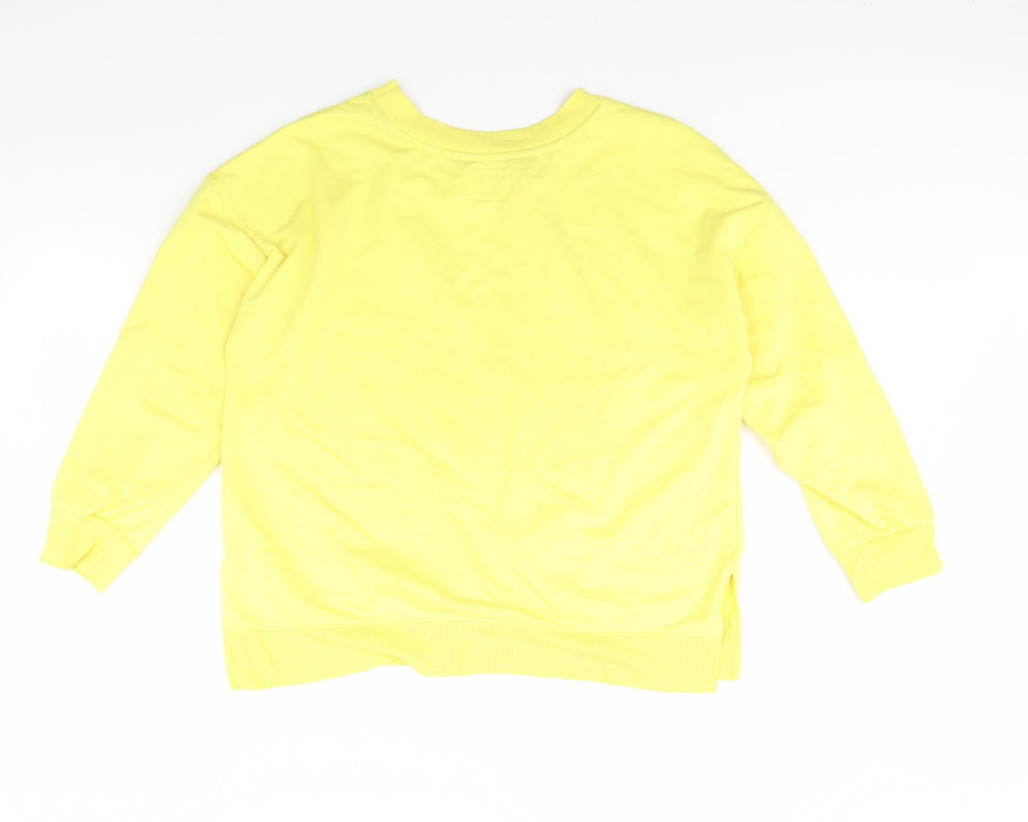 Time To Dream  Womens Yellow   Pullover Jumper Size L  - sweet dreams