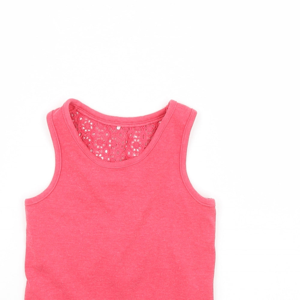 George Girls Pink   Basic Tank Size 7 Years