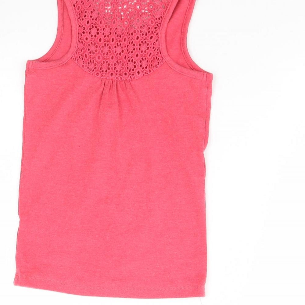 George Girls Pink   Basic Tank Size 7 Years