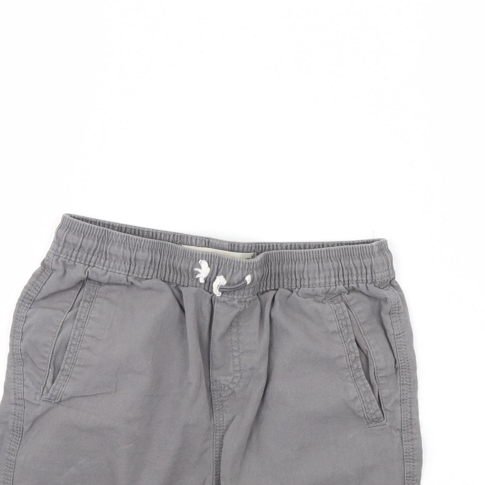 Denim & Co. Boys Grey   Chino Shorts Size 10 Years