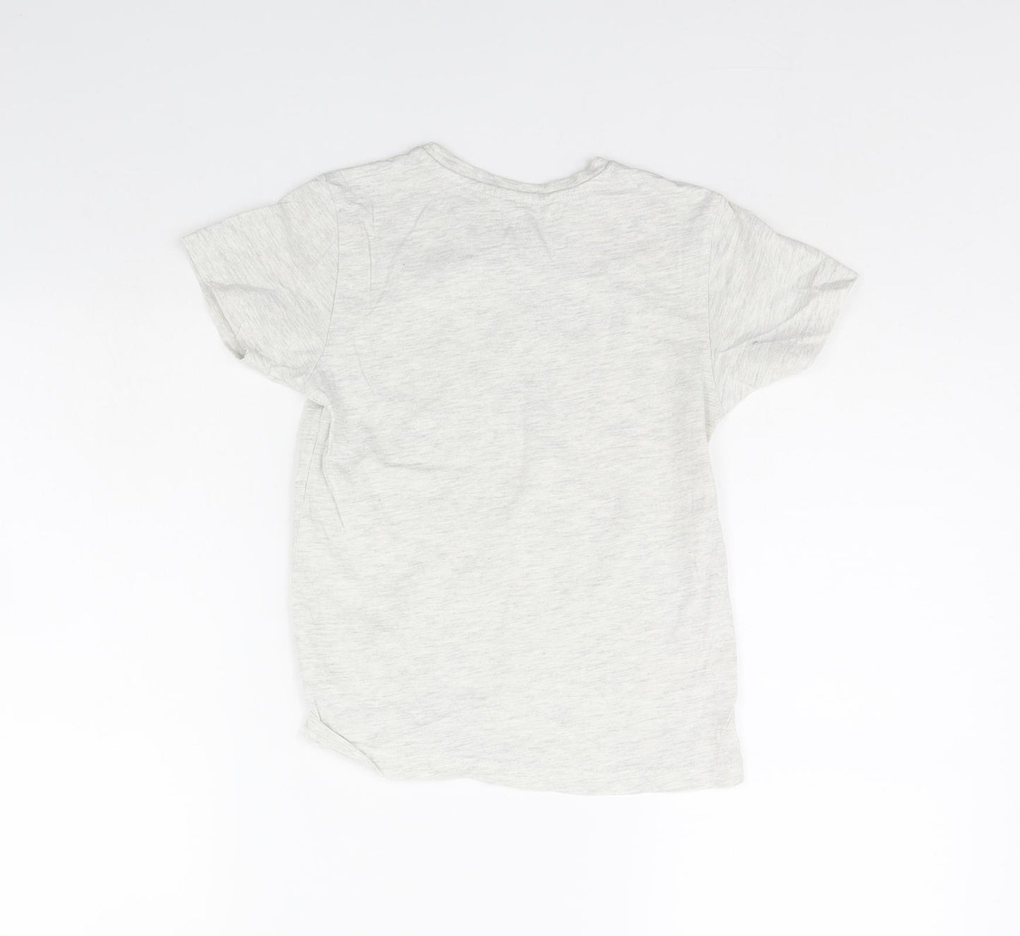 Primark Boys Grey   Basic T-Shirt Size 7 Years