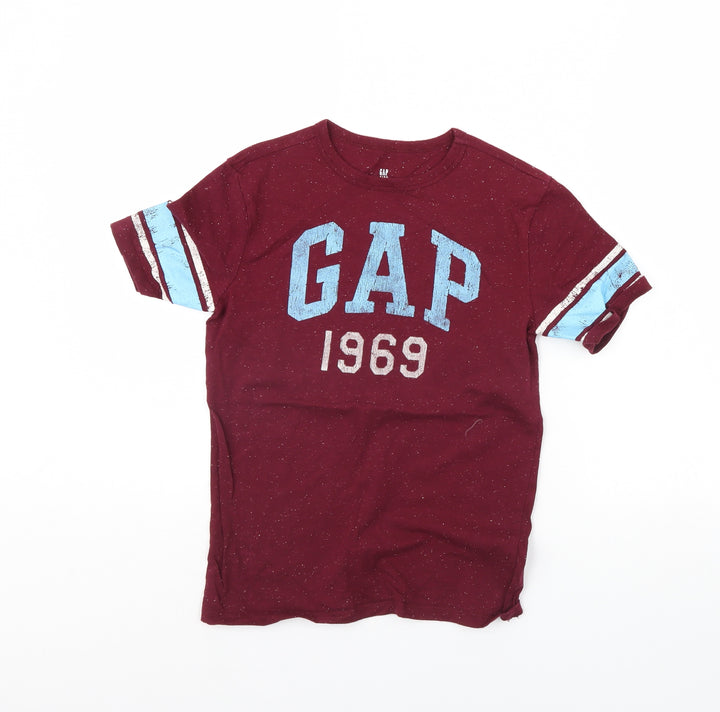 Gap Boys Red Basic T-Shirt Size L
