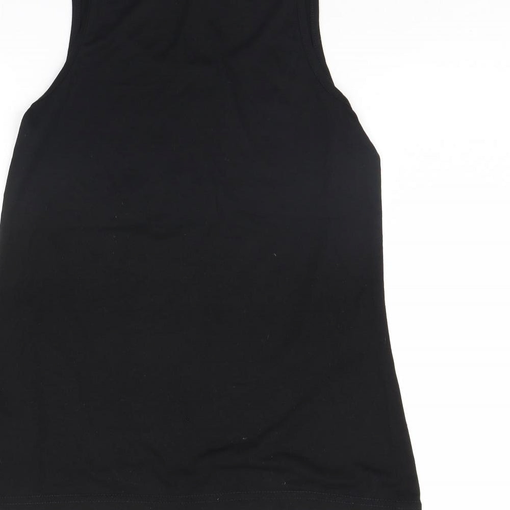 Lee Cooper Womens Black   Basic Tank Size 8