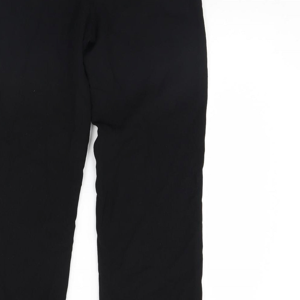 Preworn Womens Black   Trousers  Size 16 L30 in