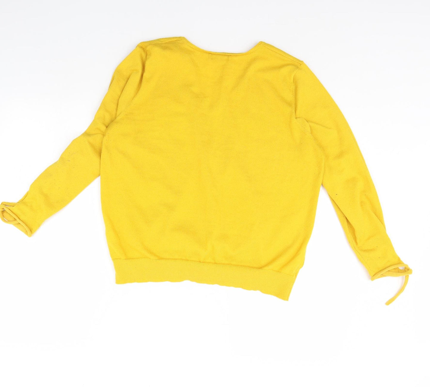 Papaya Womens Yellow   Pullover Jumper Size 16
