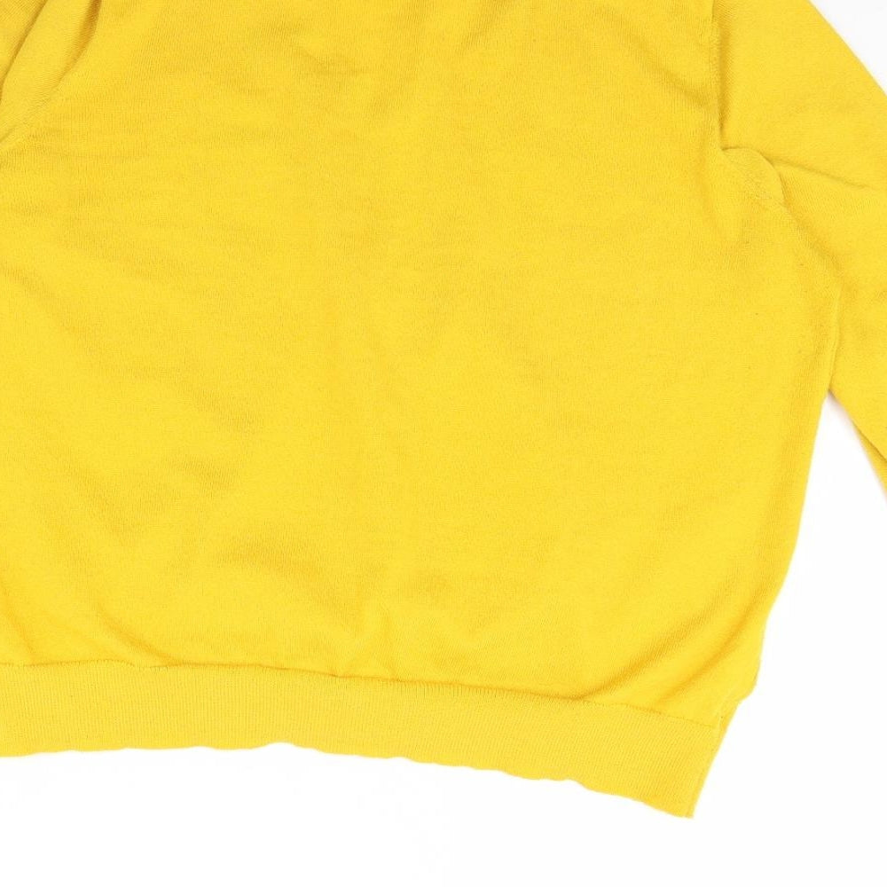 Papaya Womens Yellow   Pullover Jumper Size 16