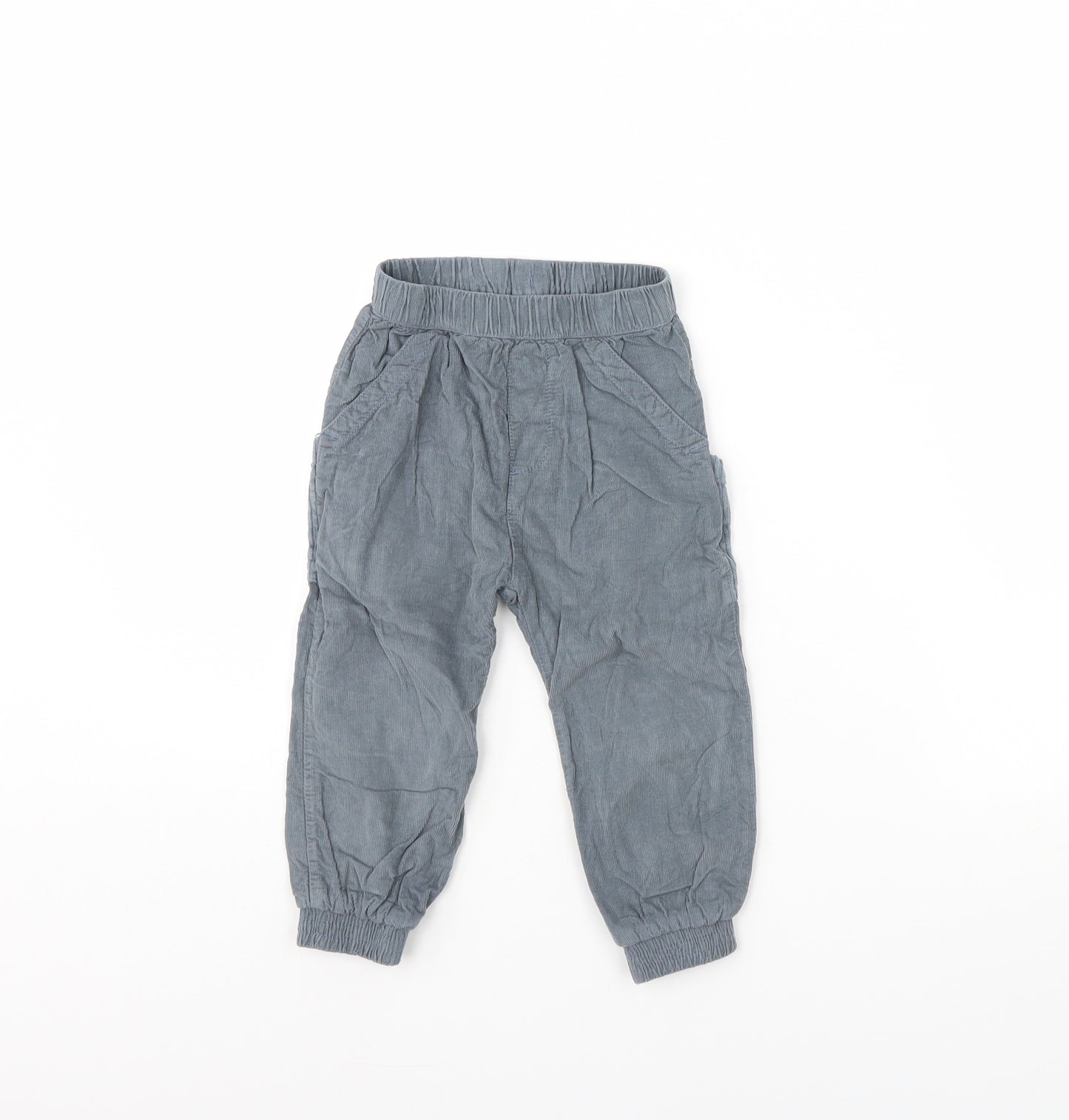 Nutmeg Girls Grey   Cargo Trousers Size 2 Years