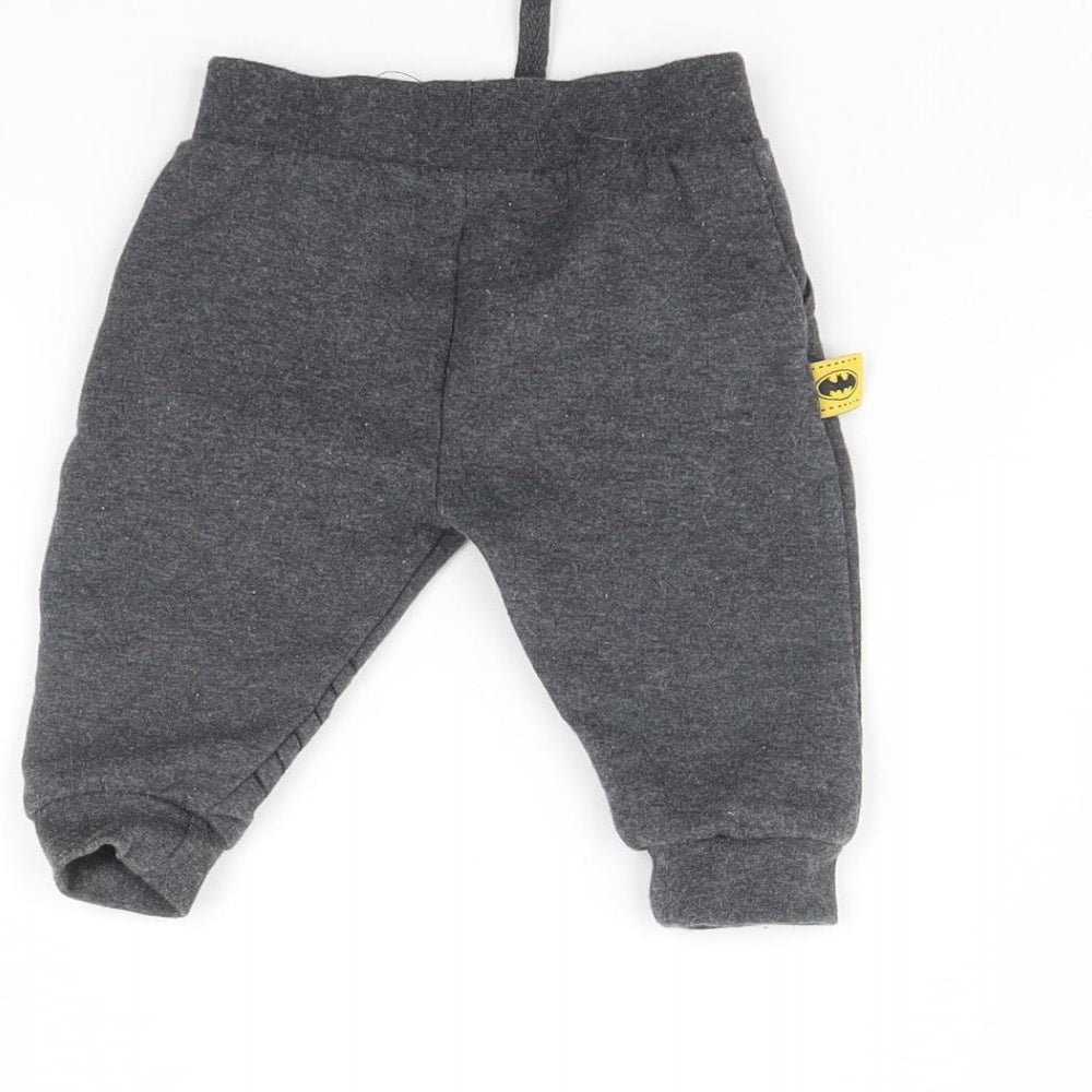 Batman Boys Grey   Jogger Trousers Size 0-3 Months