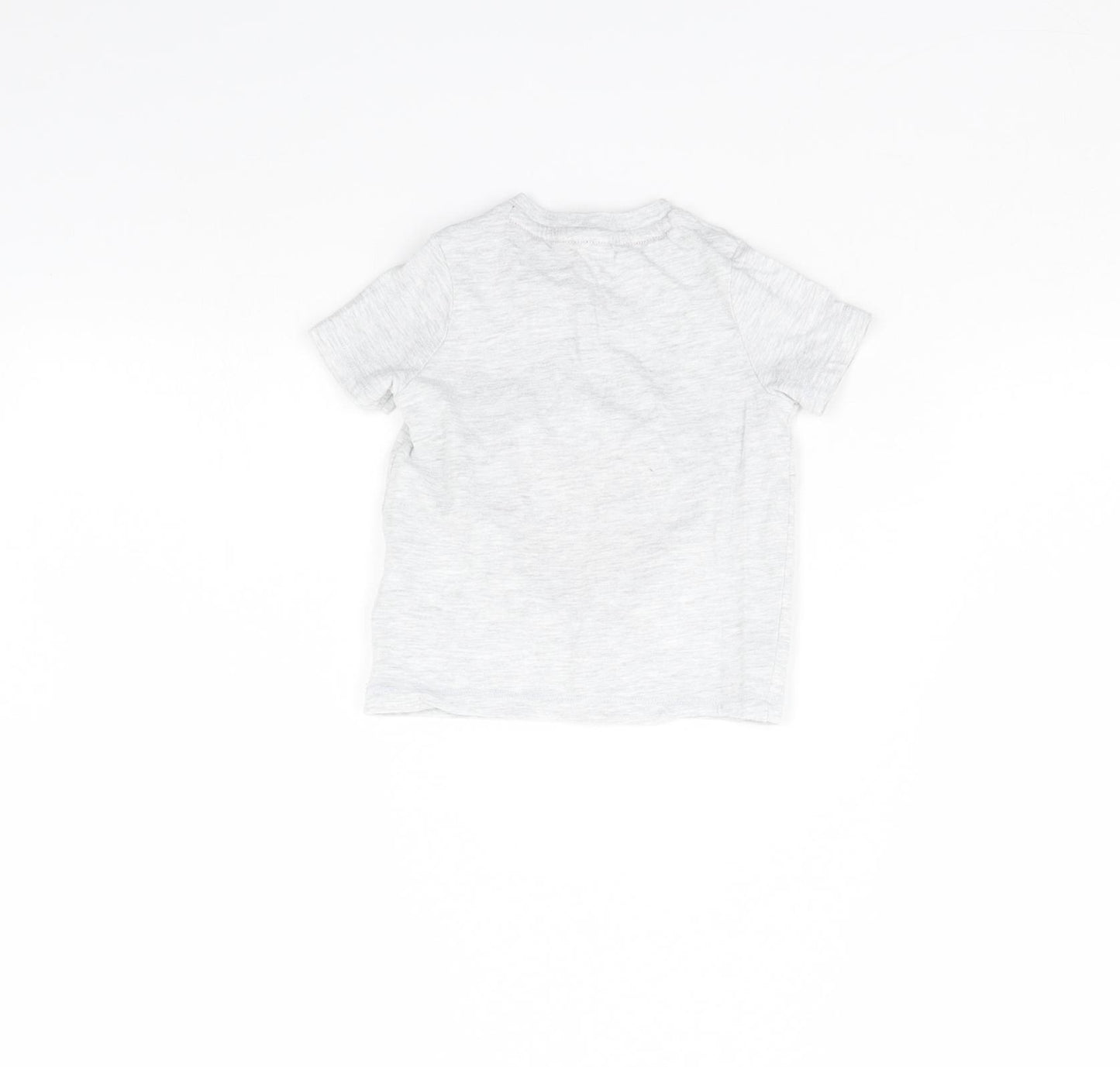 Mr. Men Baby Grey   Basic T-Shirt Size 6-9 Months  - Mr Men