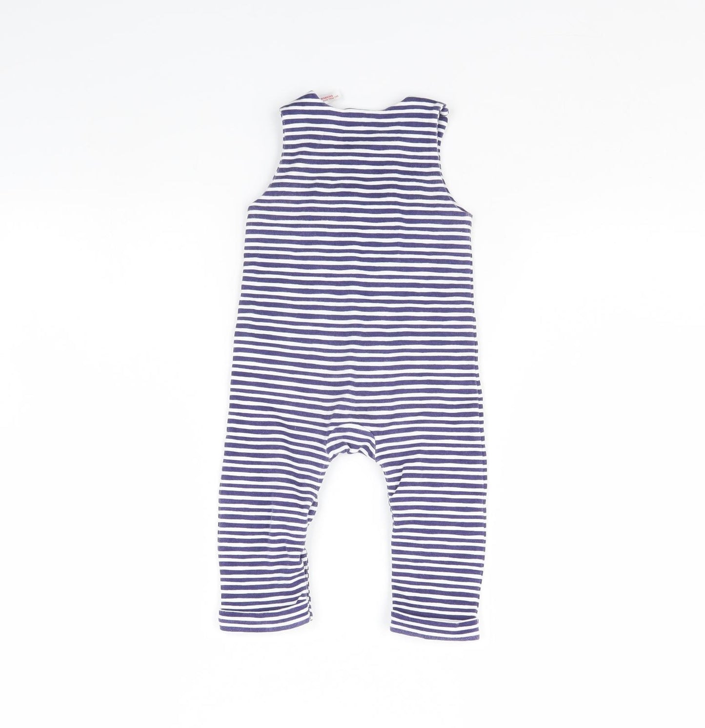 Joules Baby White Striped  Babygrow One-Piece Size 6-9 Months