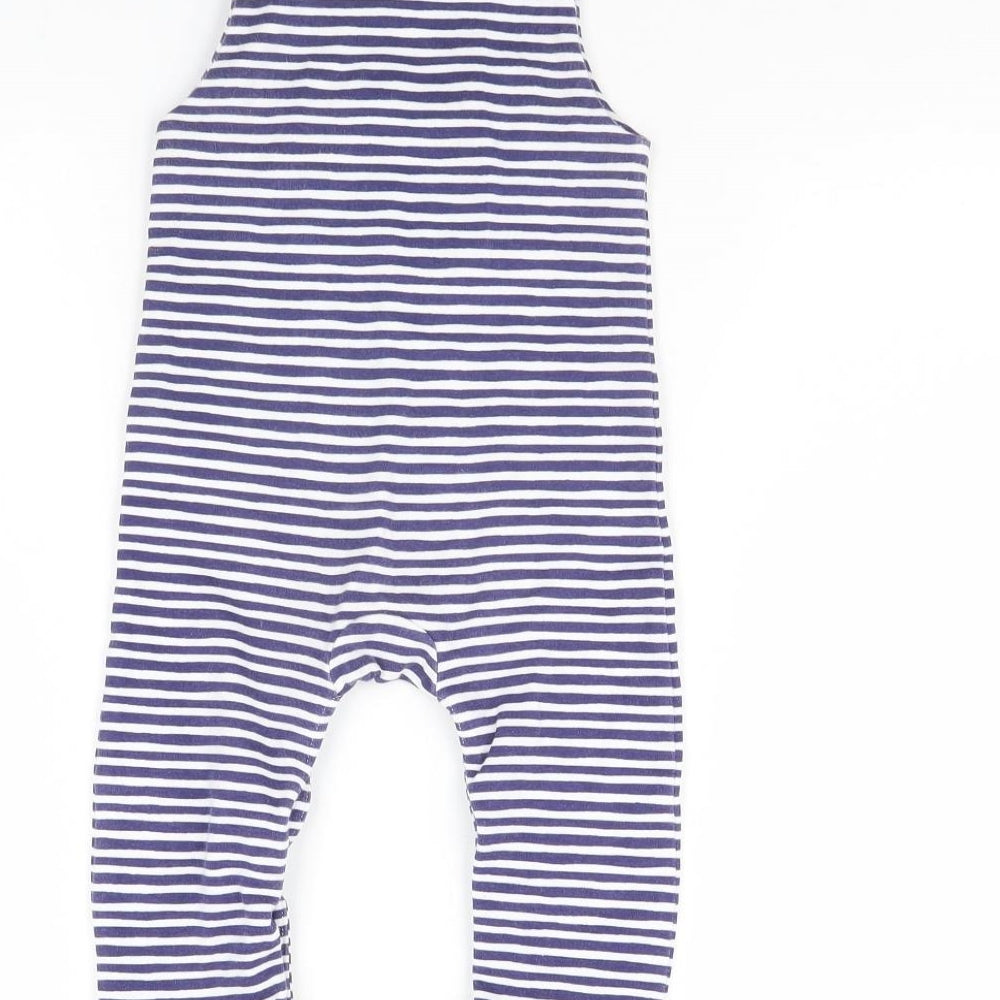 Joules Baby White Striped  Babygrow One-Piece Size 6-9 Months