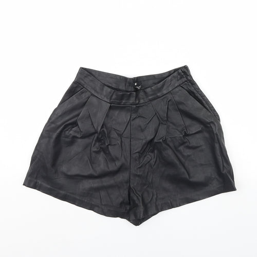 H&M Womens Black   Cut-Off Shorts Size 10