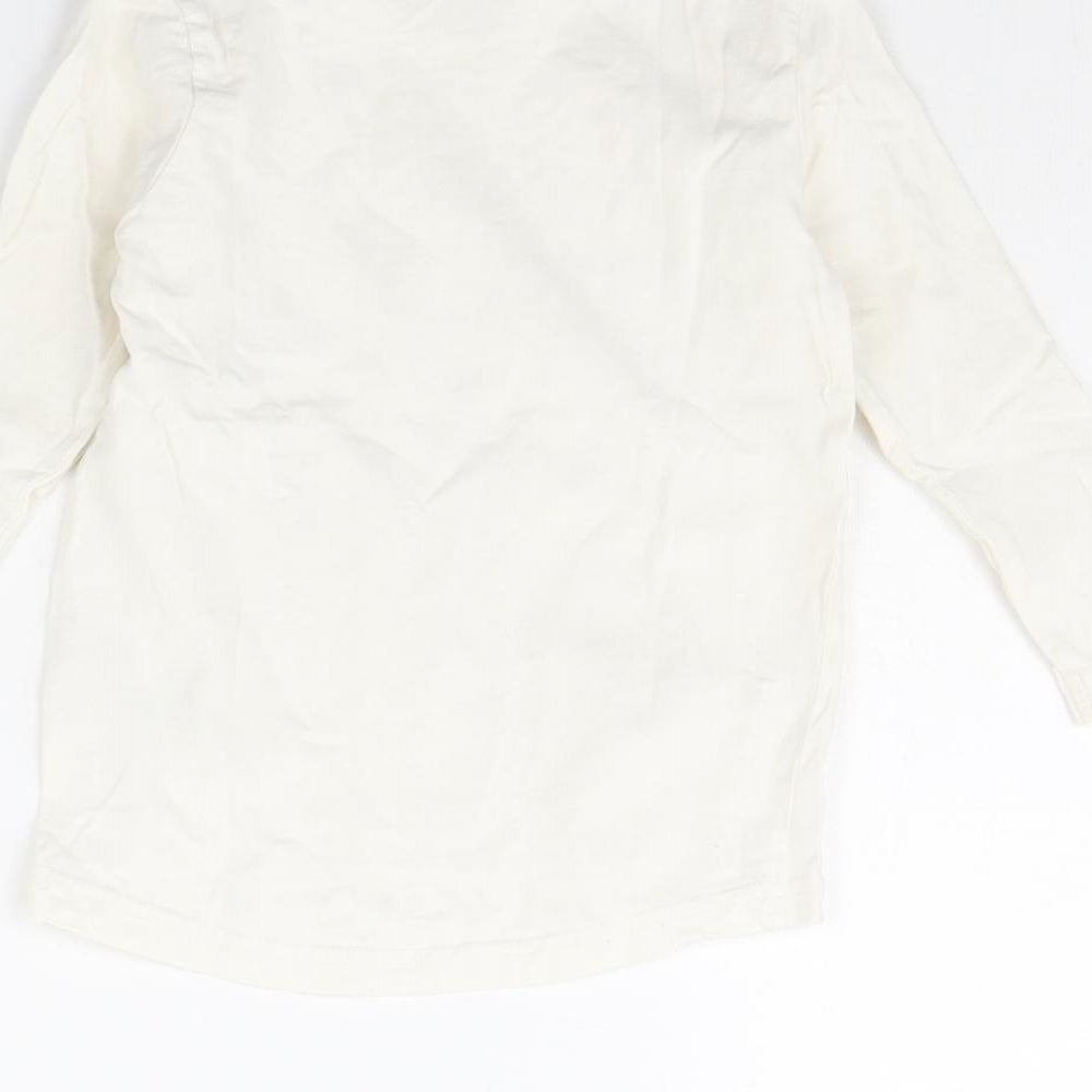 Nutmeg Girls White   Basic T-Shirt Size 2 Years  - BEAR