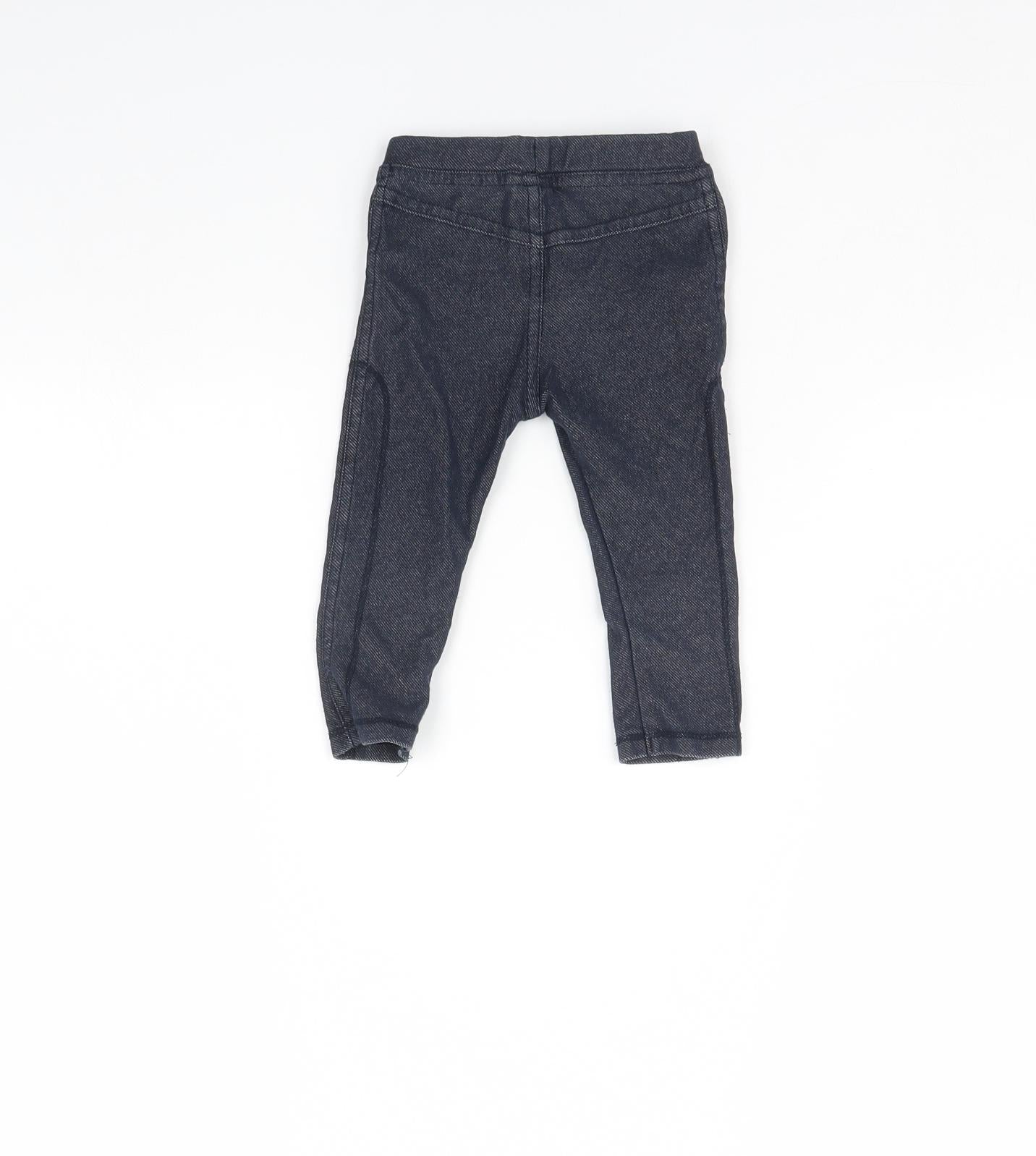 Ted Baker Girls Blue   Capri Trousers Size 9 Months