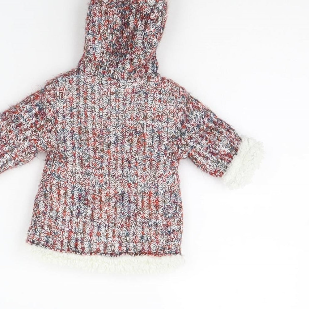 Nutmeg Girls Red   Jacket Coat Size 3-6 Months