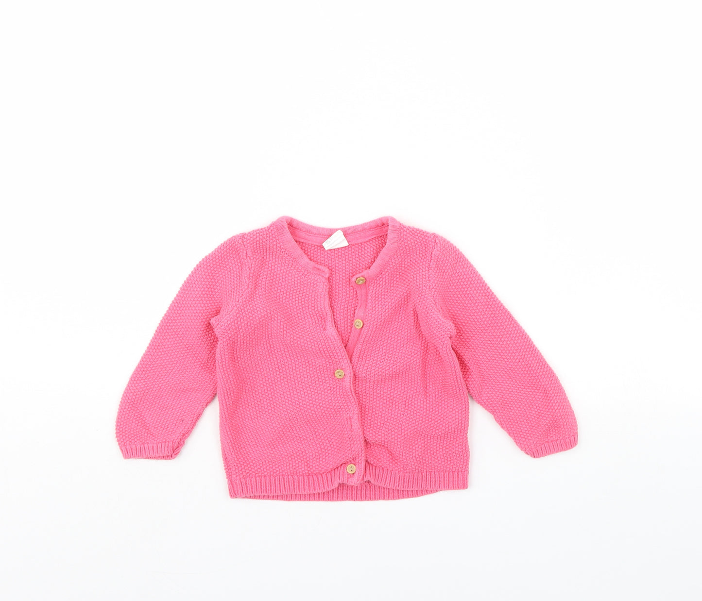 H&M Girls Pink   Jacket  Size 9-12 Months