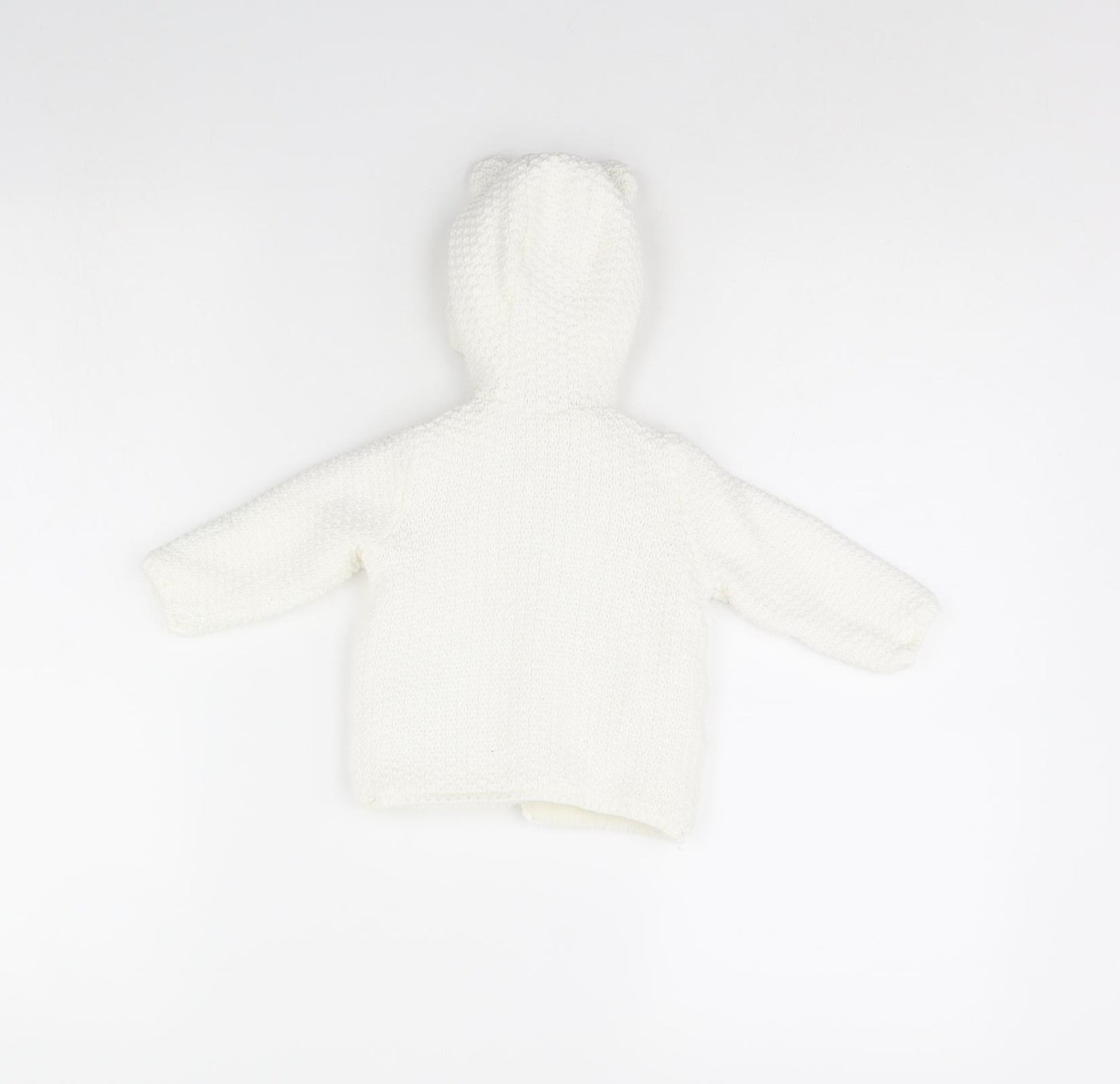Fred & flo Girls White   Jacket  Size 0-3 Months