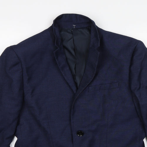 H&M Mens Blue   Jacket Blazer Size 36