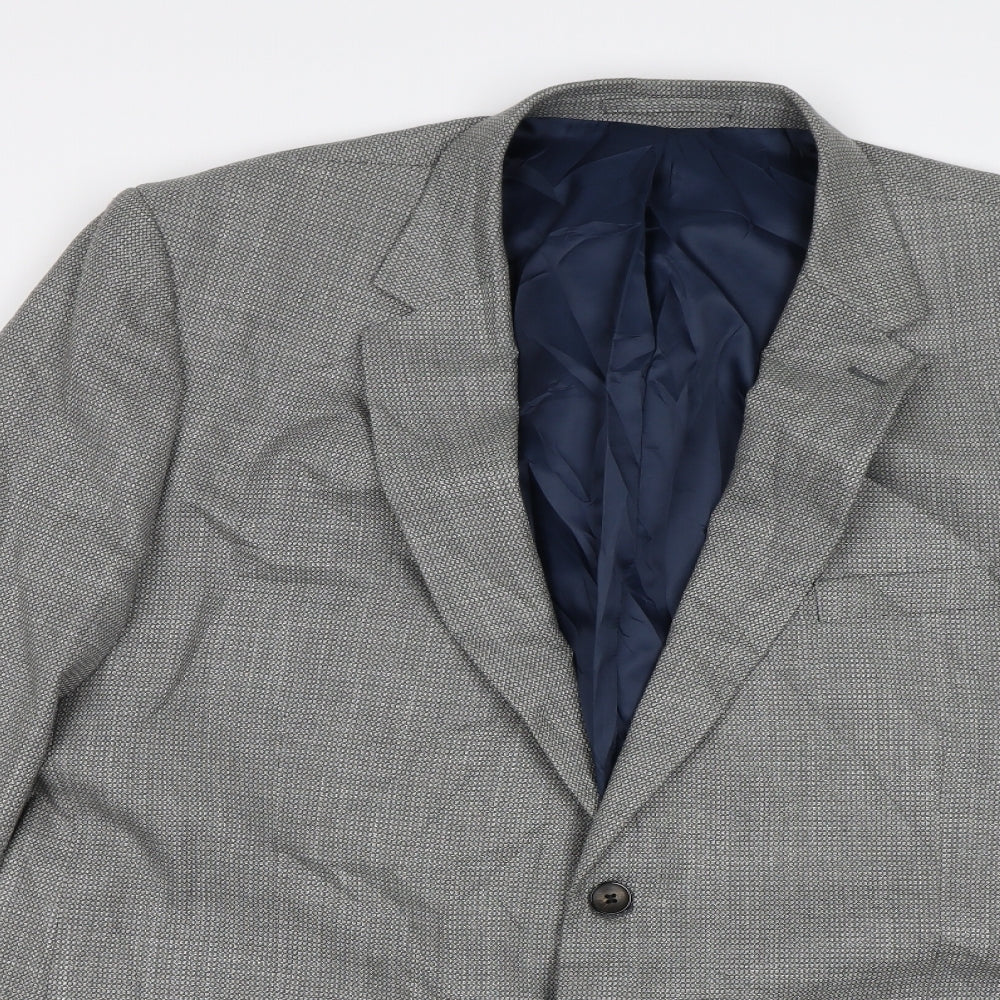 M&S Mens Grey   Jacket Blazer Size 48