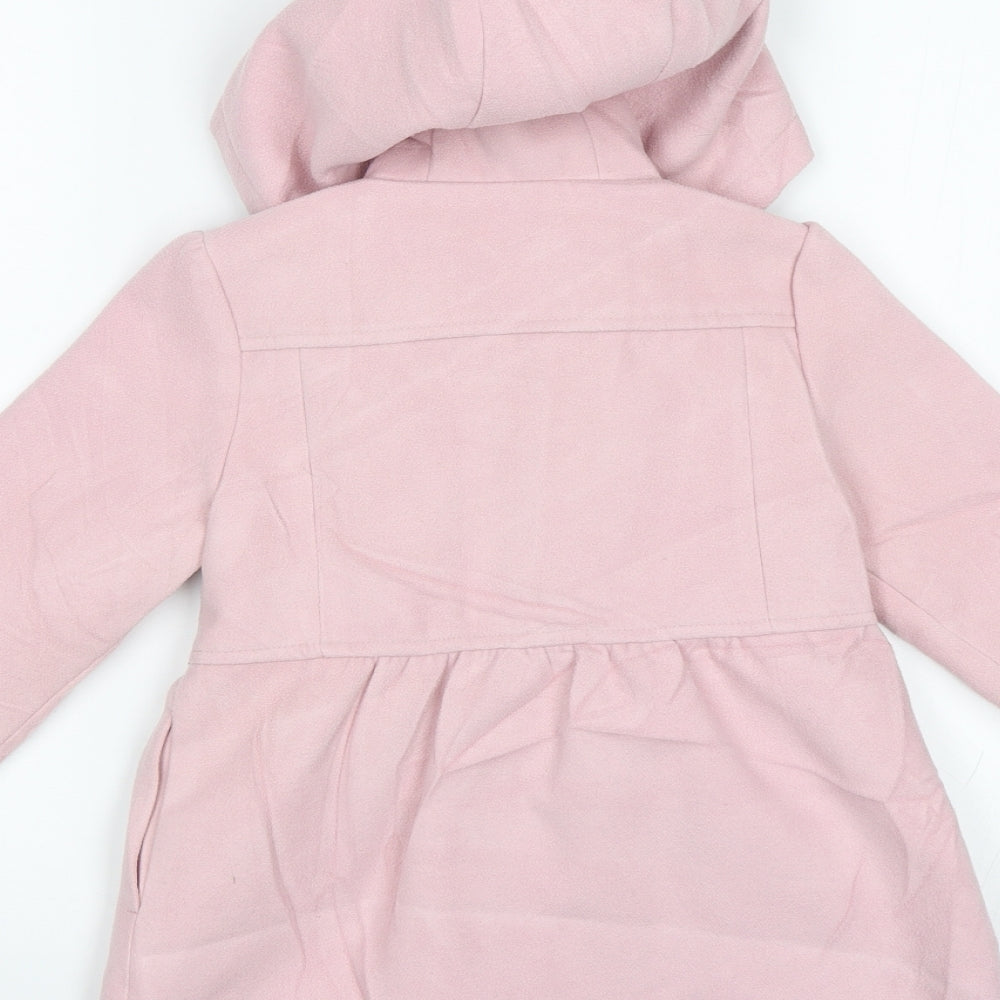 Matalan Girls Pink   Overcoat Jacket Size 2-3 Years