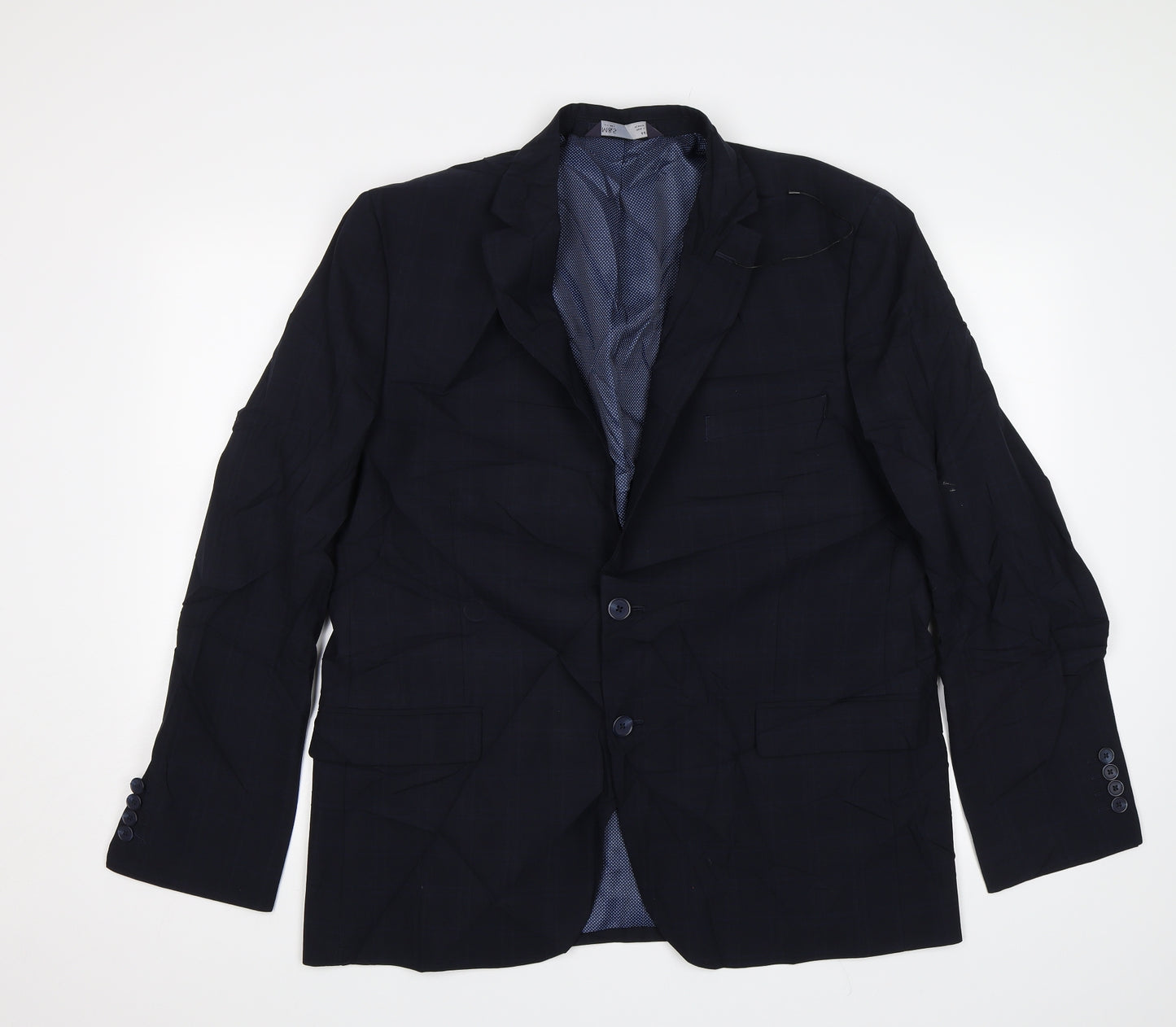 M&S Mens Blue   Jacket Blazer Size 44