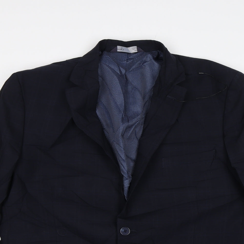 M&S Mens Blue   Jacket Blazer Size 44