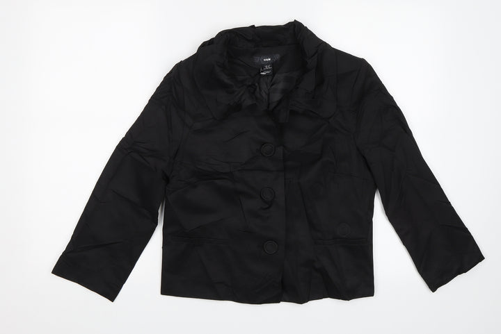 H&M Womens Black   Jacket  Size 12