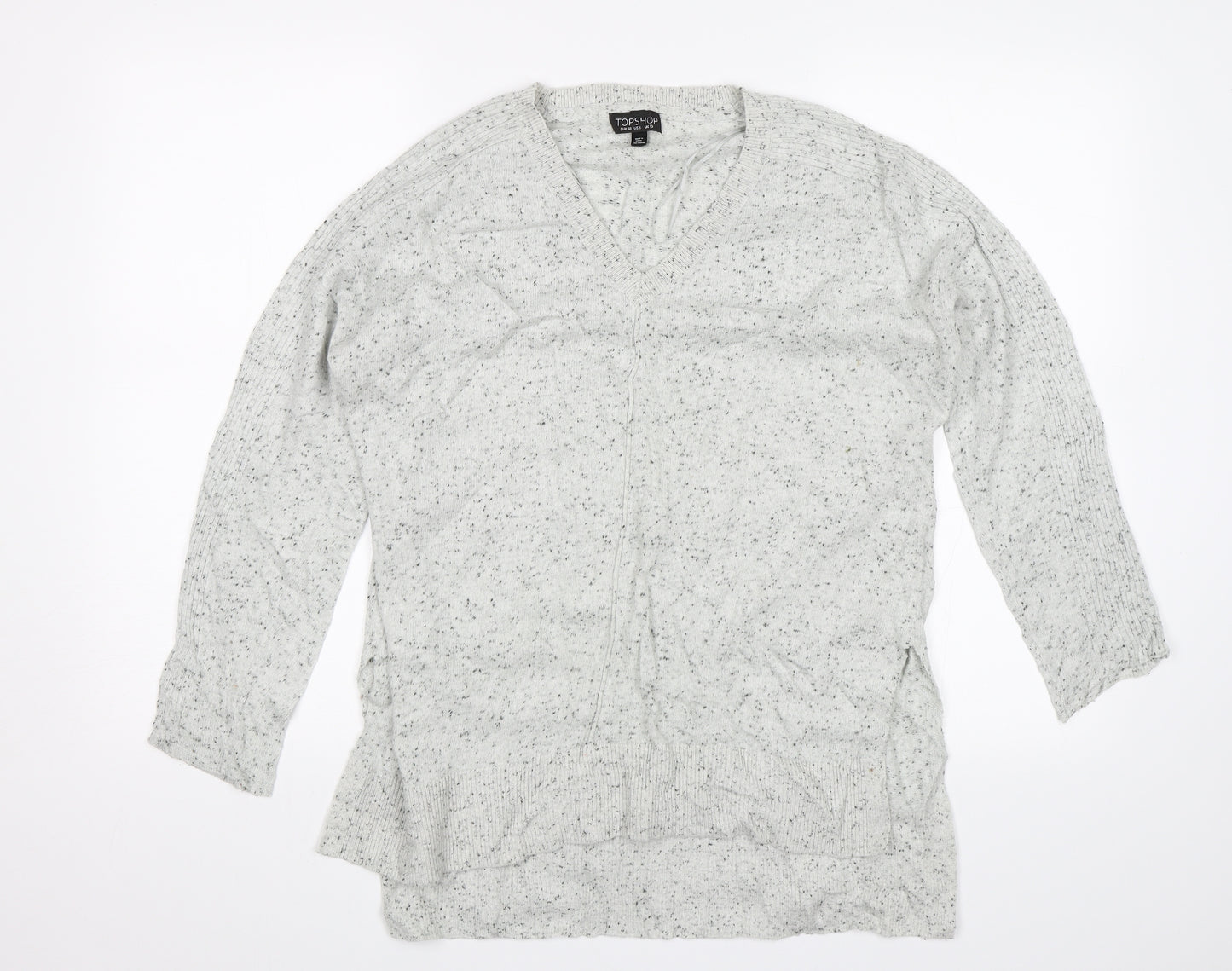 Topshop Womens Grey   Pullover Jumper Size 10