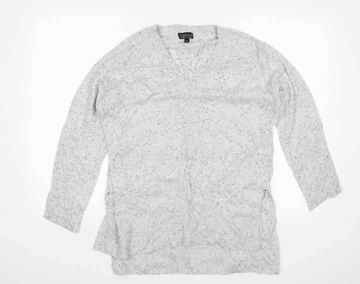 Topshop Womens Grey   Pullover Jumper Size 10