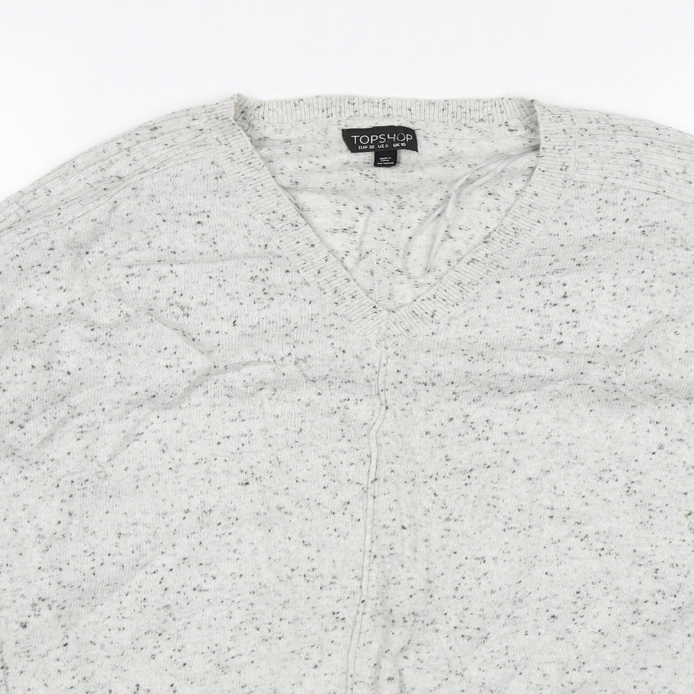 Topshop Womens Grey   Pullover Jumper Size 10