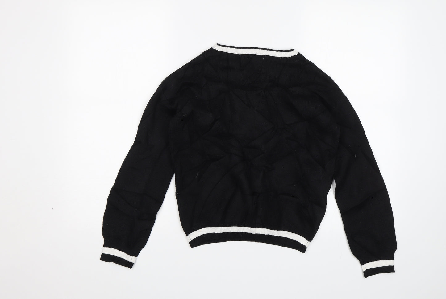 Primark Girls Black   Pullover Jumper Size 11-12 Years  - Brooklyn
