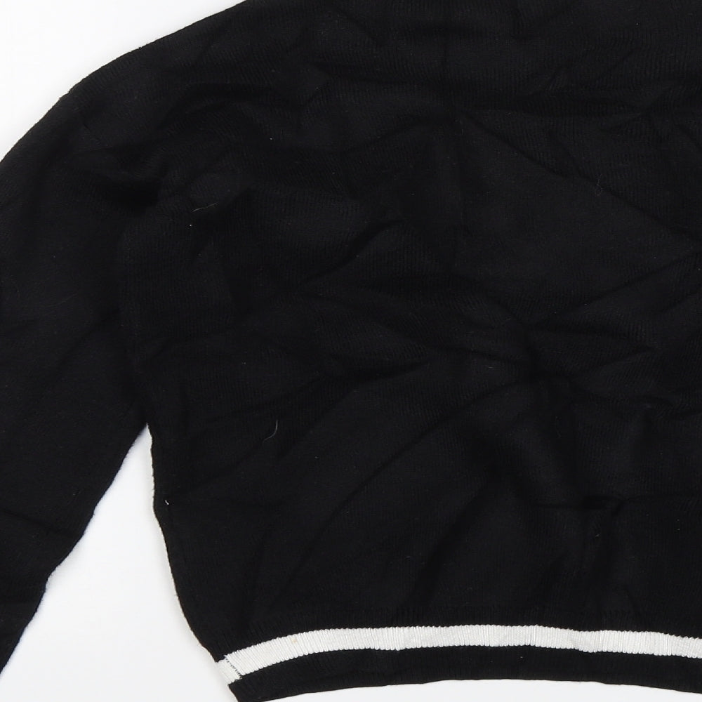 Primark Girls Black   Pullover Jumper Size 11-12 Years  - Brooklyn