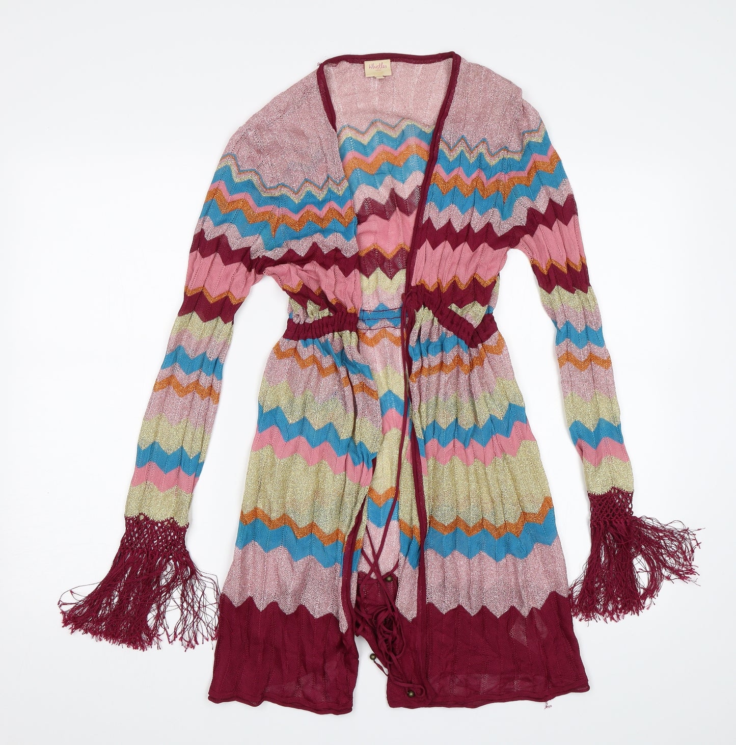 Whistles Womens Pink   Shrug Jumper Size 4