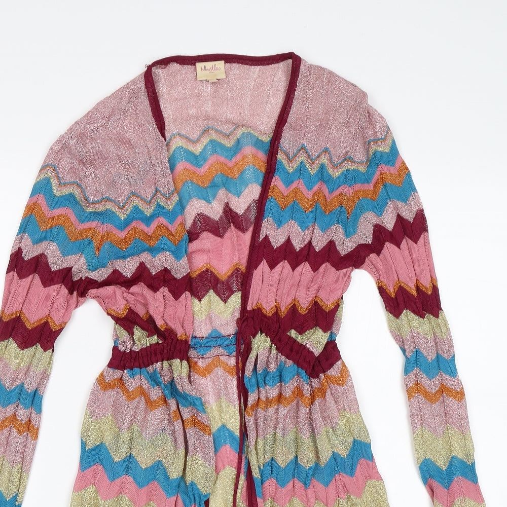 Whistles Womens Pink   Shrug Jumper Size 4