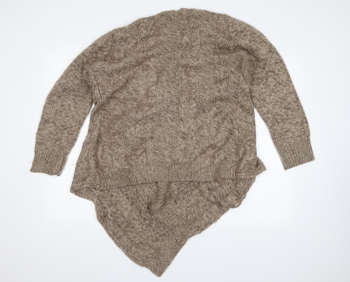 Roman Originals Womens Brown   Cardigan Jumper Size S