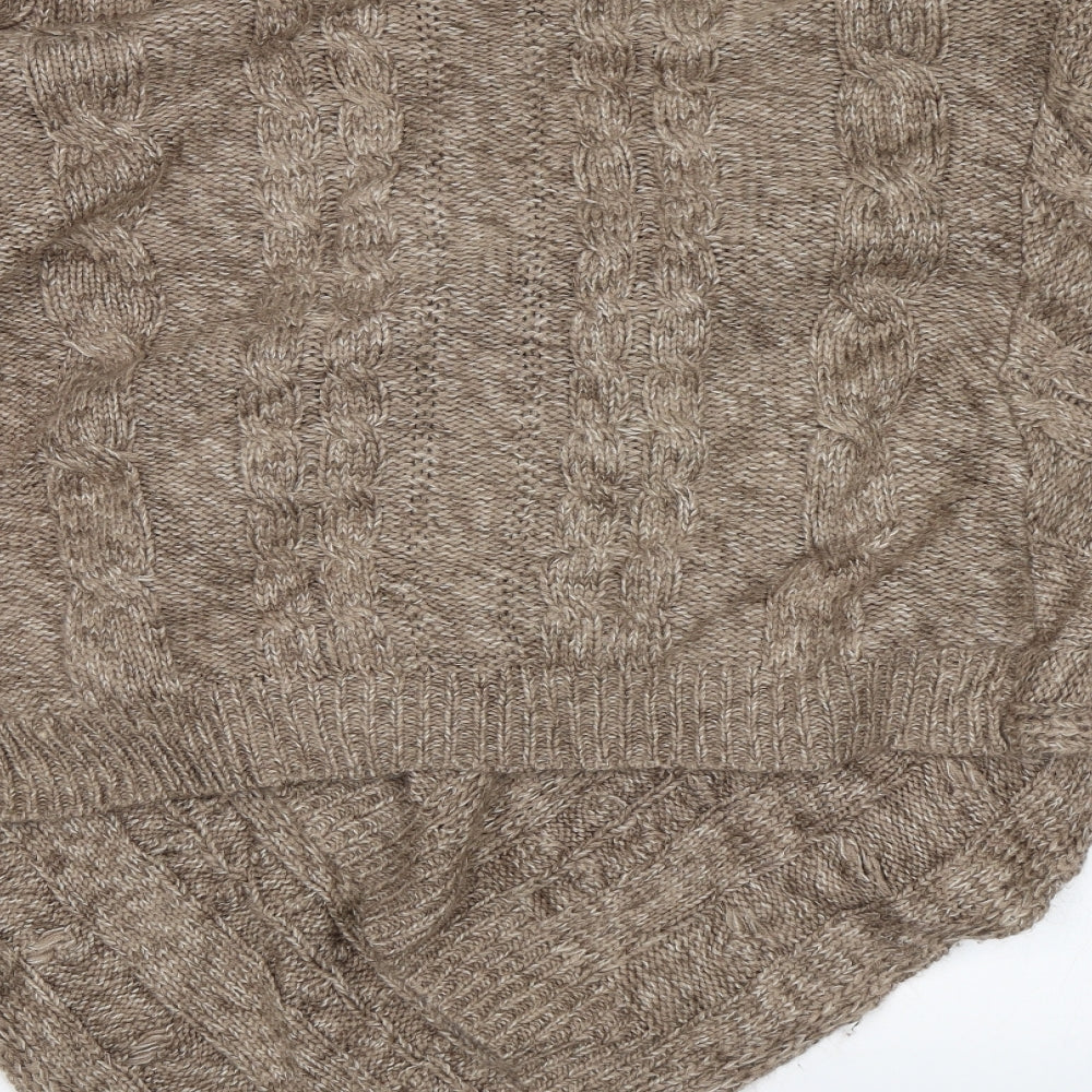 Roman Originals Womens Brown   Cardigan Jumper Size S