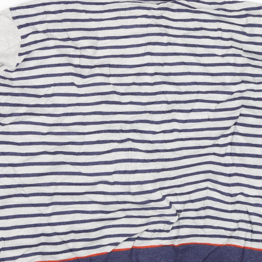 Mantaray Womens Blue Striped  Pullover Jumper Size 16