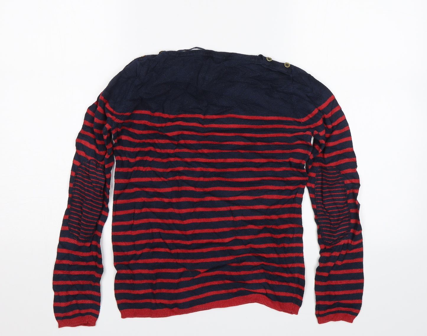 Atmosphere Womens Red Striped  Pullover Jumper Size 10