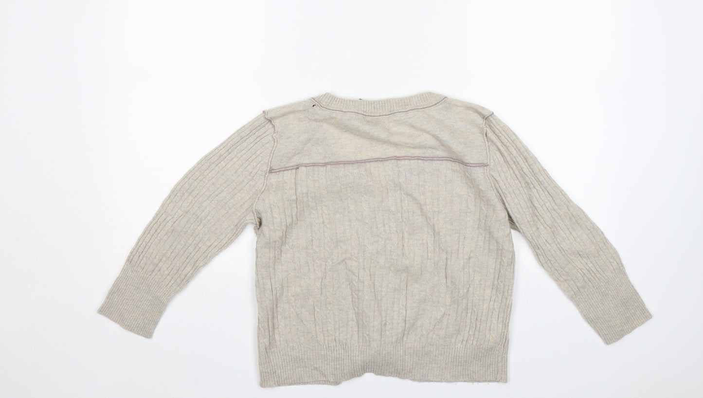 NEXT Womens Beige   Cardigan Jumper Size 12