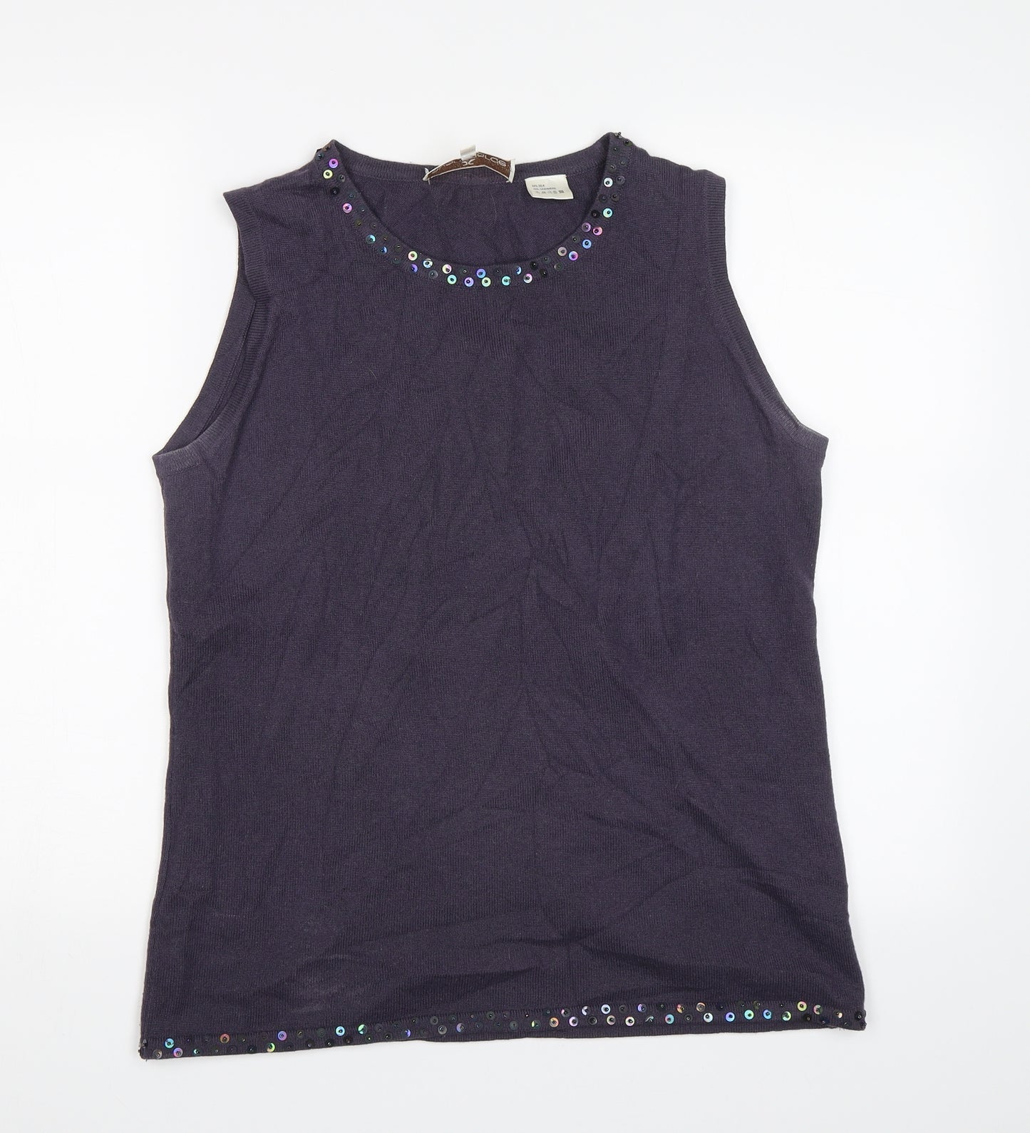Avant Garde Womens Purple   Basic Tank Size 12