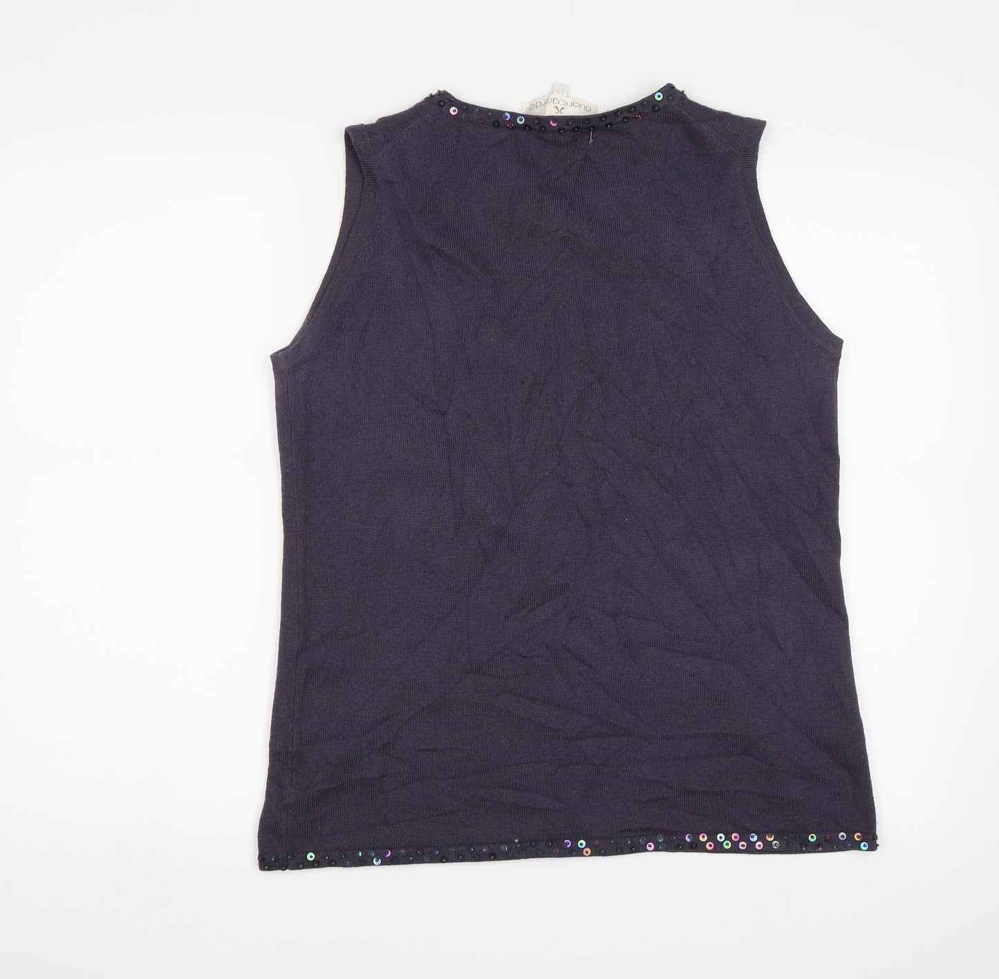 Avant Garde Womens Purple   Basic Tank Size 12