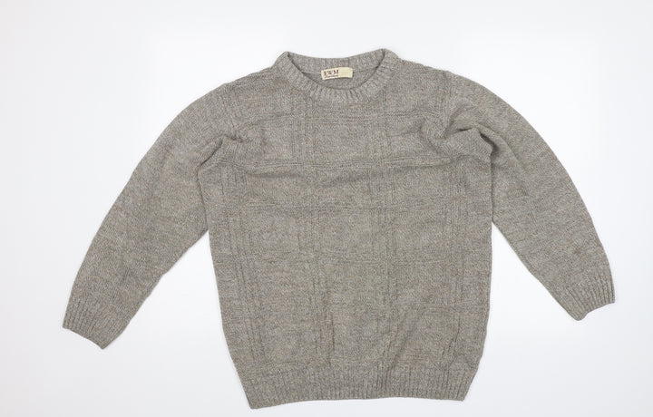 EWM Womens Beige Pullover Jumper Size 8